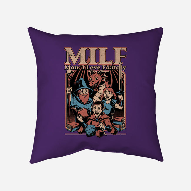 Vintage RPG Crew Joke-None-Removable Cover w Insert-Throw Pillow-Studio Mootant