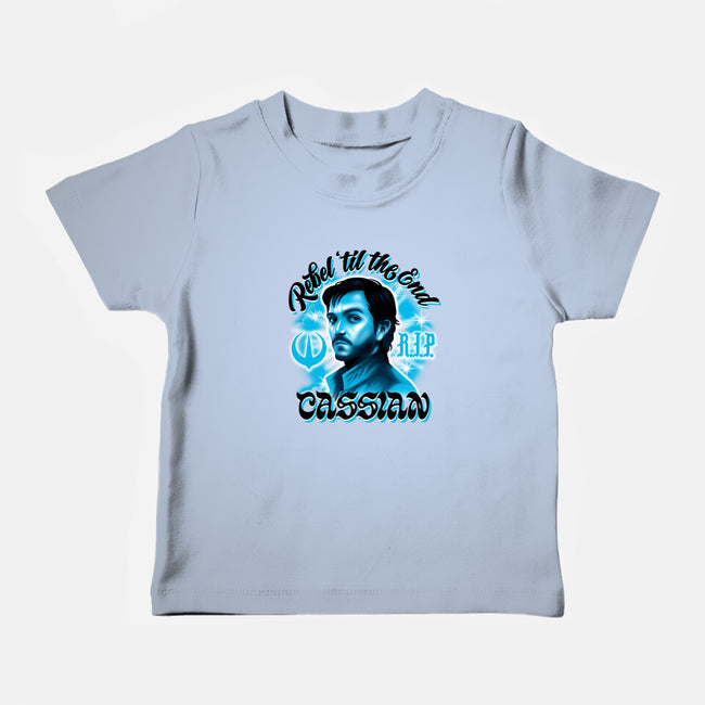 Rebel Til The End-Baby-Basic-Tee-Wheels