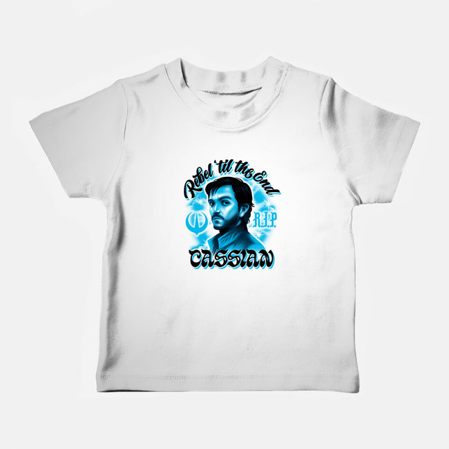 Rebel Til The End-Baby-Basic-Tee-Wheels