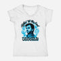 Rebel Til The End-Womens-V-Neck-Tee-Wheels