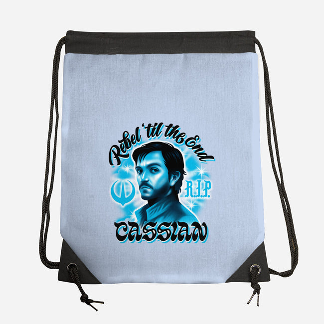 Rebel Til The End-None-Drawstring-Bag-Wheels