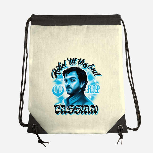 Rebel Til The End-None-Drawstring-Bag-Wheels