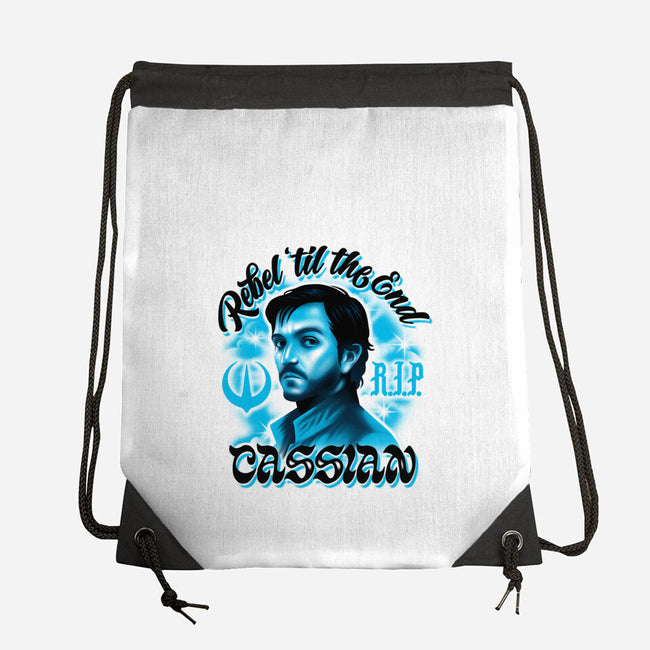 Rebel Til The End-None-Drawstring-Bag-Wheels