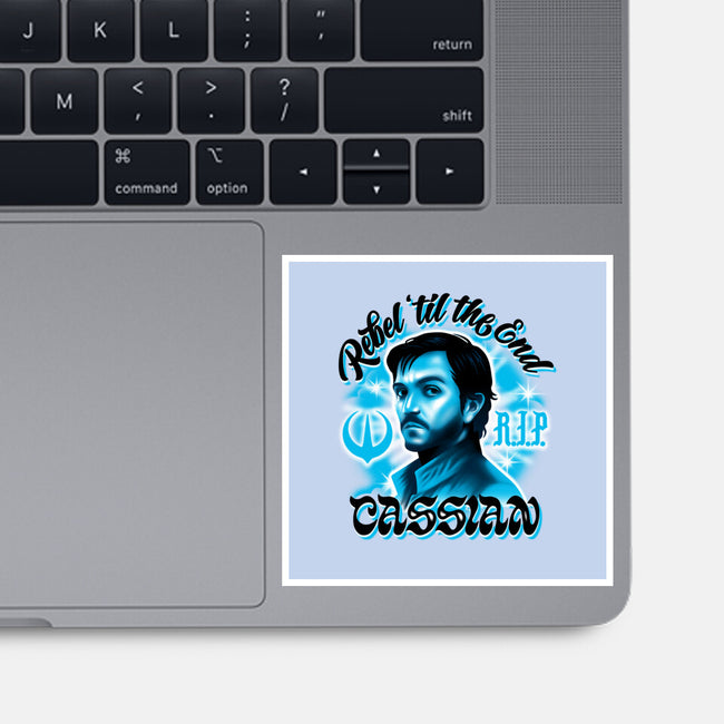 Rebel Til The End-None-Glossy-Sticker-Wheels