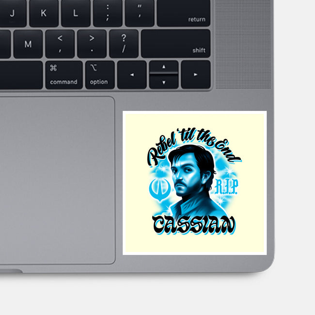 Rebel Til The End-None-Glossy-Sticker-Wheels