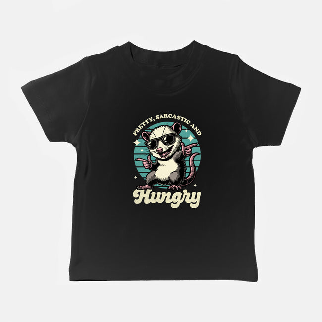 Sarcastic Hungry Possum-Baby-Basic-Tee-Studio Mootant