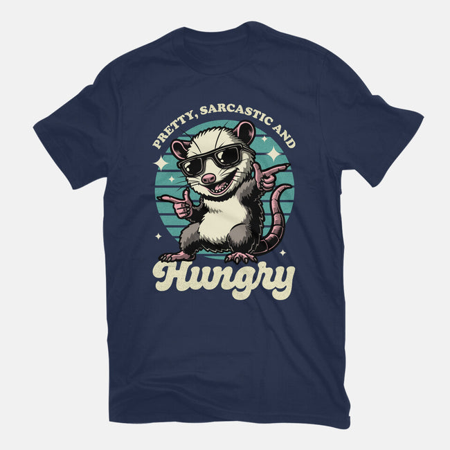Sarcastic Hungry Possum-Mens-Heavyweight-Tee-Studio Mootant
