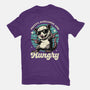 Sarcastic Hungry Possum-Womens-Fitted-Tee-Studio Mootant