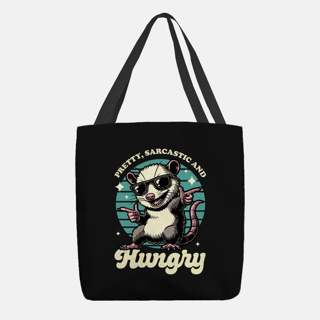 Sarcastic Hungry Possum-None-Basic Tote-Bag-Studio Mootant