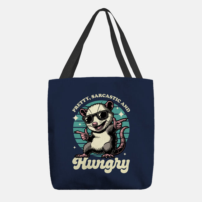 Sarcastic Hungry Possum-None-Basic Tote-Bag-Studio Mootant