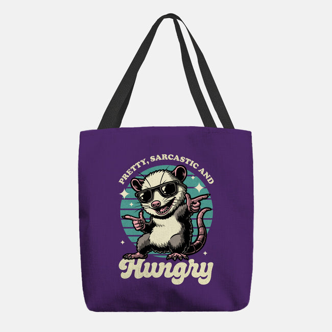 Sarcastic Hungry Possum-None-Basic Tote-Bag-Studio Mootant