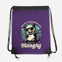 Sarcastic Hungry Possum-None-Drawstring-Bag-Studio Mootant