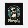 Sarcastic Hungry Possum-None-Fleece-Blanket-Studio Mootant