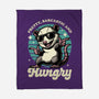 Sarcastic Hungry Possum-None-Fleece-Blanket-Studio Mootant