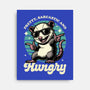 Sarcastic Hungry Possum-None-Stretched-Canvas-Studio Mootant