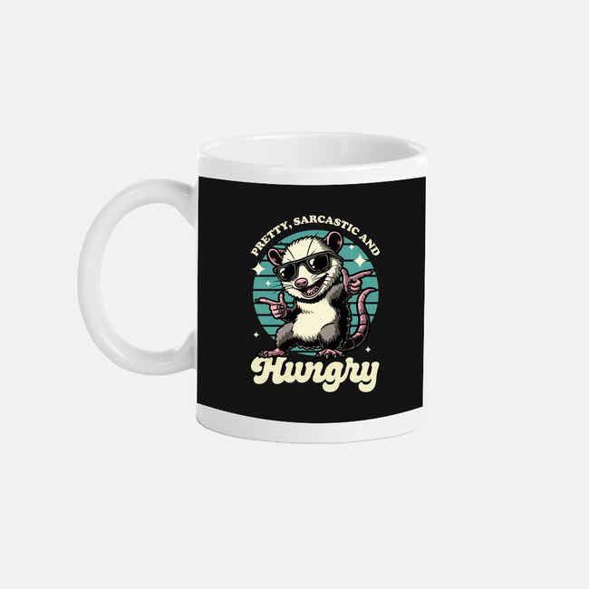 Sarcastic Hungry Possum-None-Mug-Drinkware-Studio Mootant