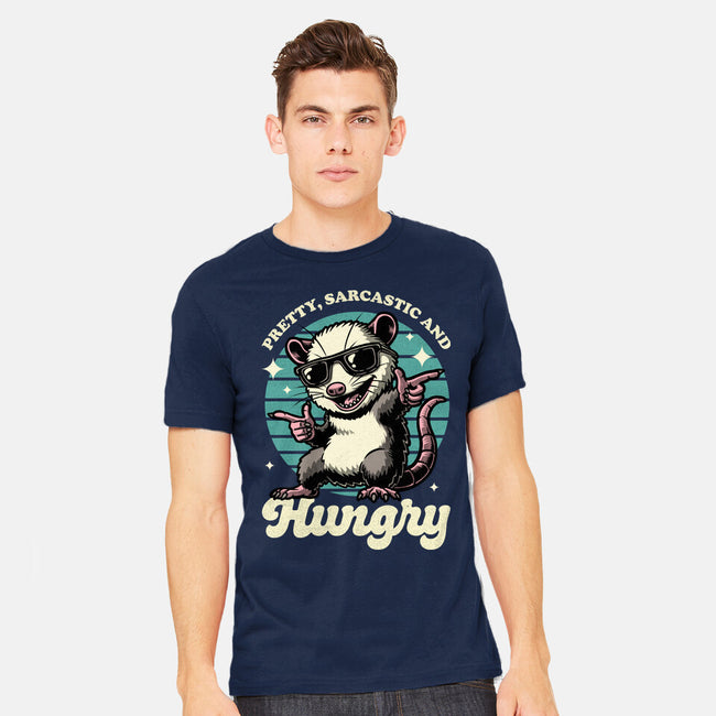 Sarcastic Hungry Possum-Mens-Heavyweight-Tee-Studio Mootant
