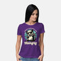 Sarcastic Hungry Possum-Womens-Basic-Tee-Studio Mootant