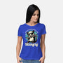 Sarcastic Hungry Possum-Womens-Basic-Tee-Studio Mootant