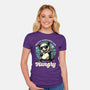 Sarcastic Hungry Possum-Womens-Fitted-Tee-Studio Mootant