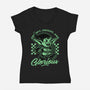 Goblin Dungeon Mascot-Womens-V-Neck-Tee-Studio Mootant