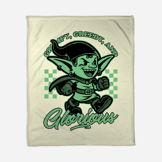Goblin Dungeon Mascot-None-Fleece-Blanket-Studio Mootant