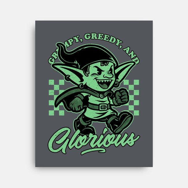 Goblin Dungeon Mascot-None-Stretched-Canvas-Studio Mootant