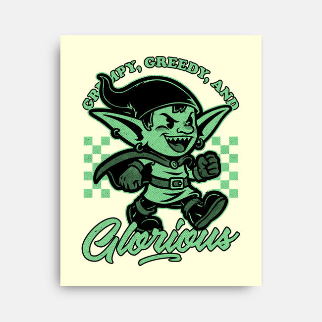 Goblin Dungeon Mascot-None-Stretched-Canvas-Studio Mootant