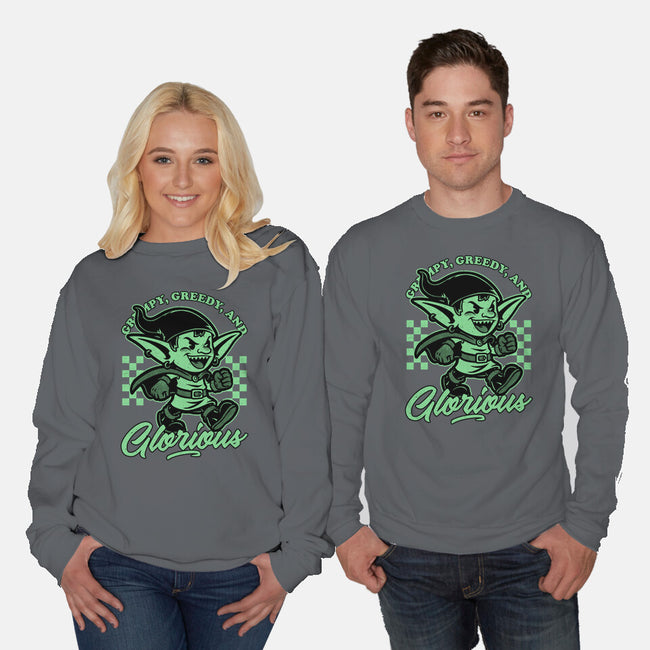 Goblin Dungeon Mascot-Unisex-Crew Neck-Sweatshirt-Studio Mootant