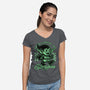 Goblin Dungeon Mascot-Womens-V-Neck-Tee-Studio Mootant