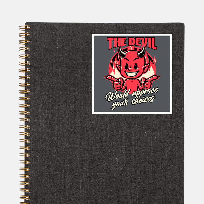Devil Approves You-None-Glossy-Sticker-Studio Mootant