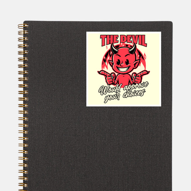 Devil Approves You-None-Glossy-Sticker-Studio Mootant
