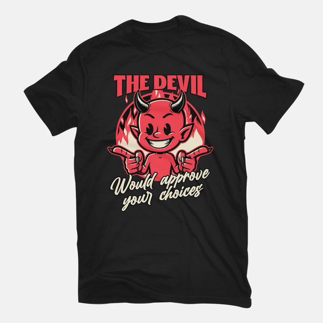 Devil Approves You-Unisex-Basic-Tee-Studio Mootant