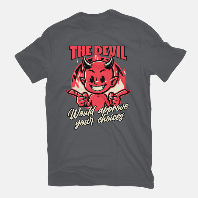 Devil Approves You-Womens-Basic-Tee-Studio Mootant