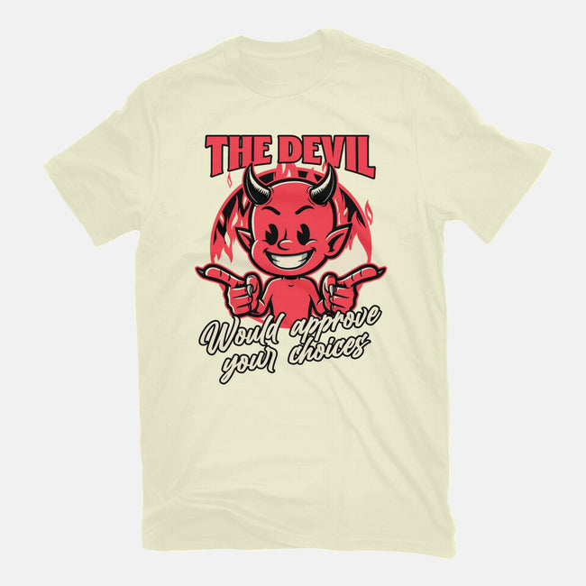 Devil Approves You-Mens-Basic-Tee-Studio Mootant