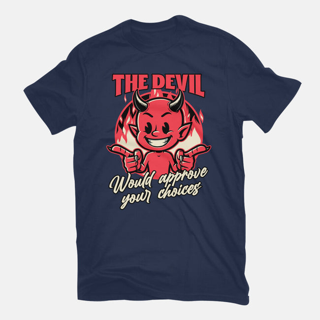 Devil Approves You-Mens-Basic-Tee-Studio Mootant