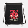 Devil Approves You-None-Drawstring-Bag-Studio Mootant