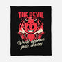 Devil Approves You-None-Fleece-Blanket-Studio Mootant