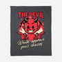 Devil Approves You-None-Fleece-Blanket-Studio Mootant