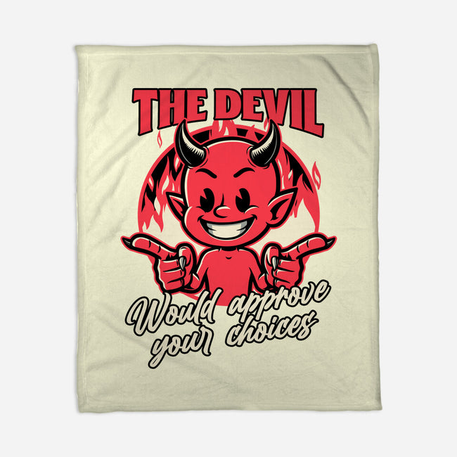 Devil Approves You-None-Fleece-Blanket-Studio Mootant