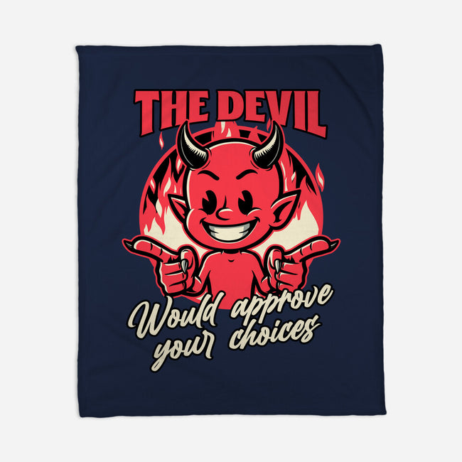 Devil Approves You-None-Fleece-Blanket-Studio Mootant