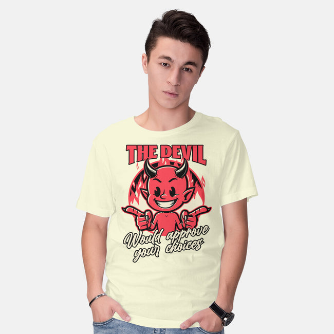 Devil Approves You-Mens-Basic-Tee-Studio Mootant