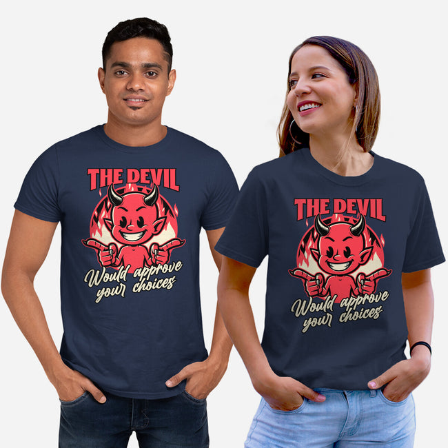Devil Approves You-Unisex-Basic-Tee-Studio Mootant
