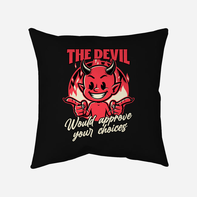 Devil Approves You-None-Removable Cover w Insert-Throw Pillow-Studio Mootant
