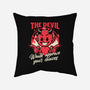 Devil Approves You-None-Removable Cover w Insert-Throw Pillow-Studio Mootant