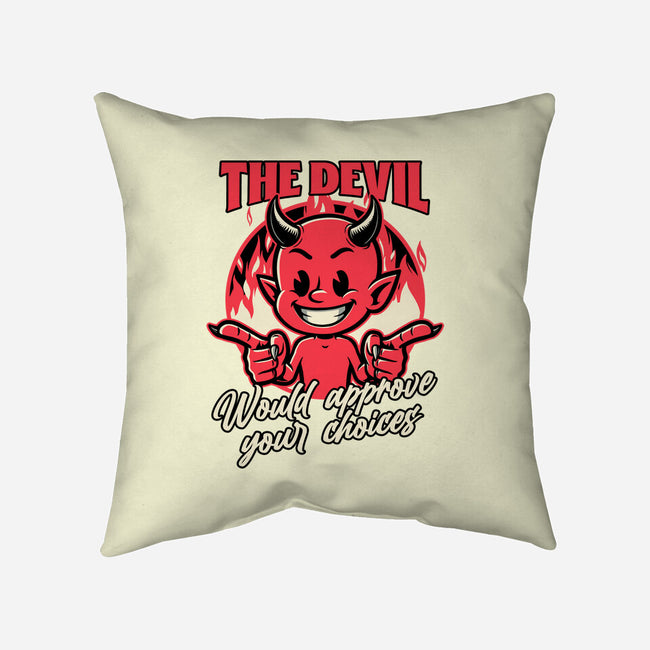 Devil Approves You-None-Removable Cover w Insert-Throw Pillow-Studio Mootant