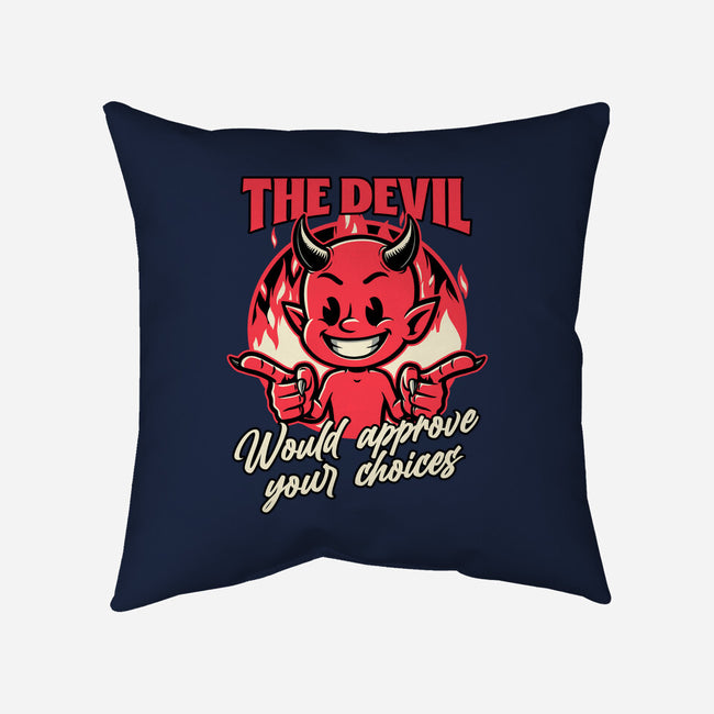 Devil Approves You-None-Removable Cover w Insert-Throw Pillow-Studio Mootant