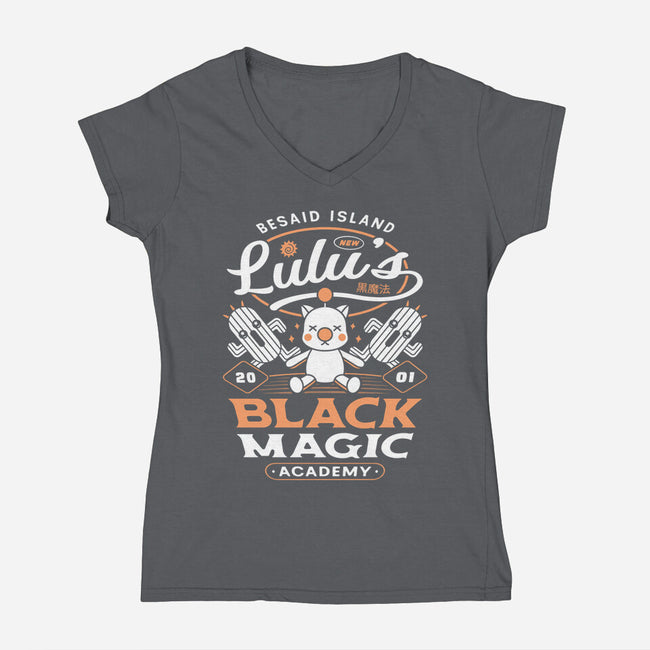 Lulu Besaid Academy-Womens-V-Neck-Tee-LAGELANTEE