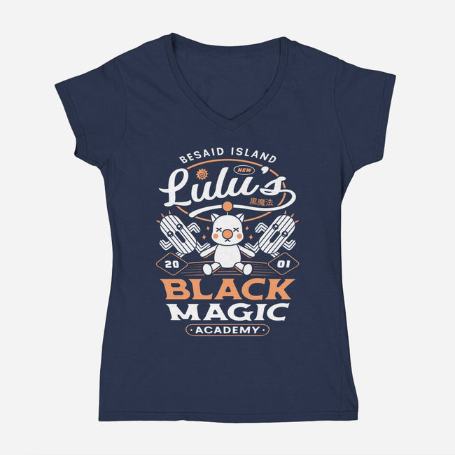 Lulu Besaid Academy-Womens-V-Neck-Tee-LAGELANTEE