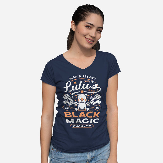 Lulu Besaid Academy-Womens-V-Neck-Tee-LAGELANTEE